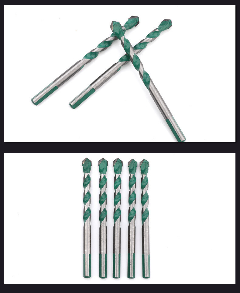 Carbide Tip Hex Shank Multifunction Drill Bits with Amber Coating for Drilling Stone, Steel, Glass, Concrete, Wood, Plastic, Brick and Tiles (SED-MTD-HA)