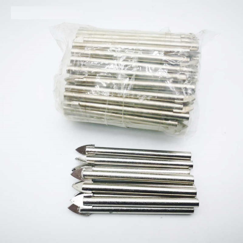 Round Shank Glass Drill Bits with Straight Tip for Drilling Glass, Ceramics, Bricks and Tiles (SED-GD-RS)