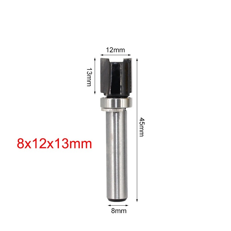 Vertical Type Flush Trim Bits Wood Router Bits Milling Cutter with Double Sides