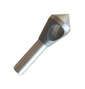 4PCS Cylindrical Shank 90 Degree 0 Flute HSS Countersink Deburring Bit Set for Metal Drilling (SED-CS4)