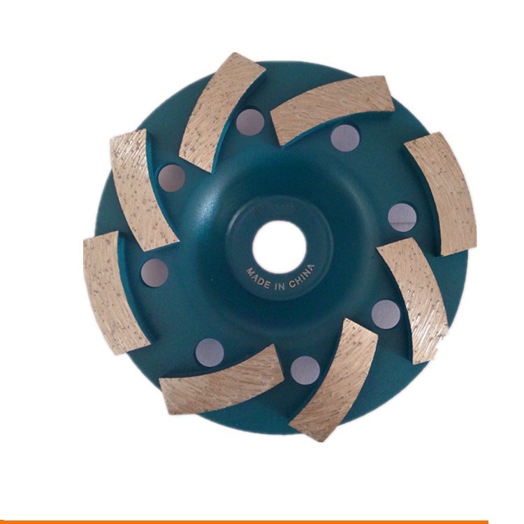 Turbo Wave Diamond Cup Grinding Wheel with Shaped Segments (SED-GW-TSS)