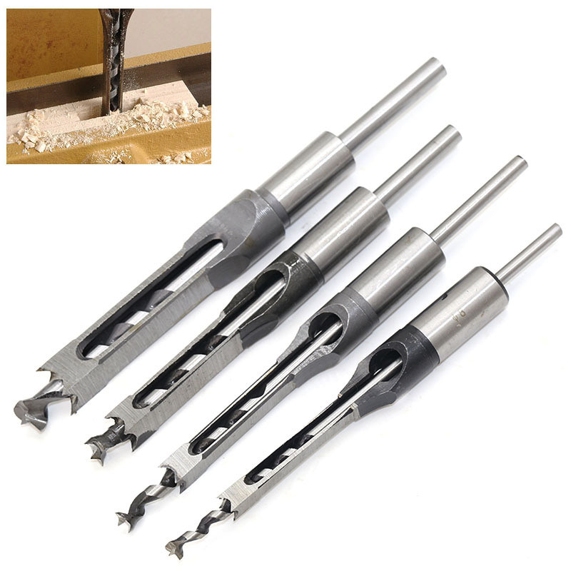6PCS Wood Square Hole Drill Bits Set with Square Shell (SED-SHD-S6)