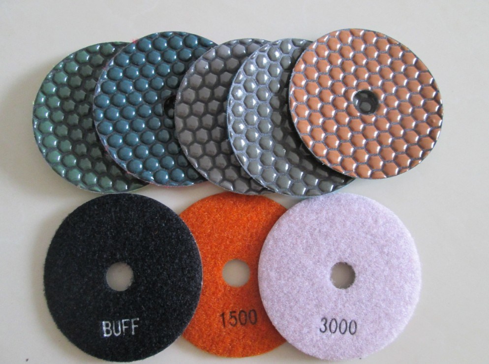 9PCS Diamond Polishing Pads Set for Masonry (SED-PP-S9)