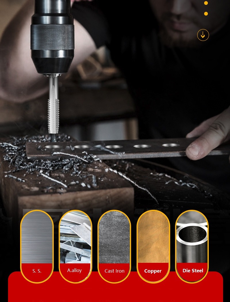 DIN357 Standard HSS Taps HSS Machine Taps Hand Taps HSS Metric Nut Tap (SED-NT)