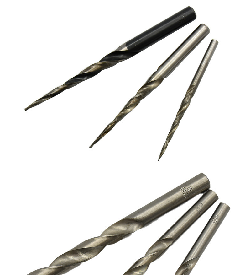 Customized HSS Taper Drills Tin-Coated Straight Shank Drill Tappered HSS Twist Drill Bit (SED-TDB)