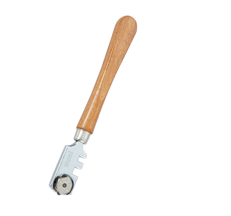 6 Wheels Diamond Glass Cutter with Wooden Handle (SED-GC6-WH)