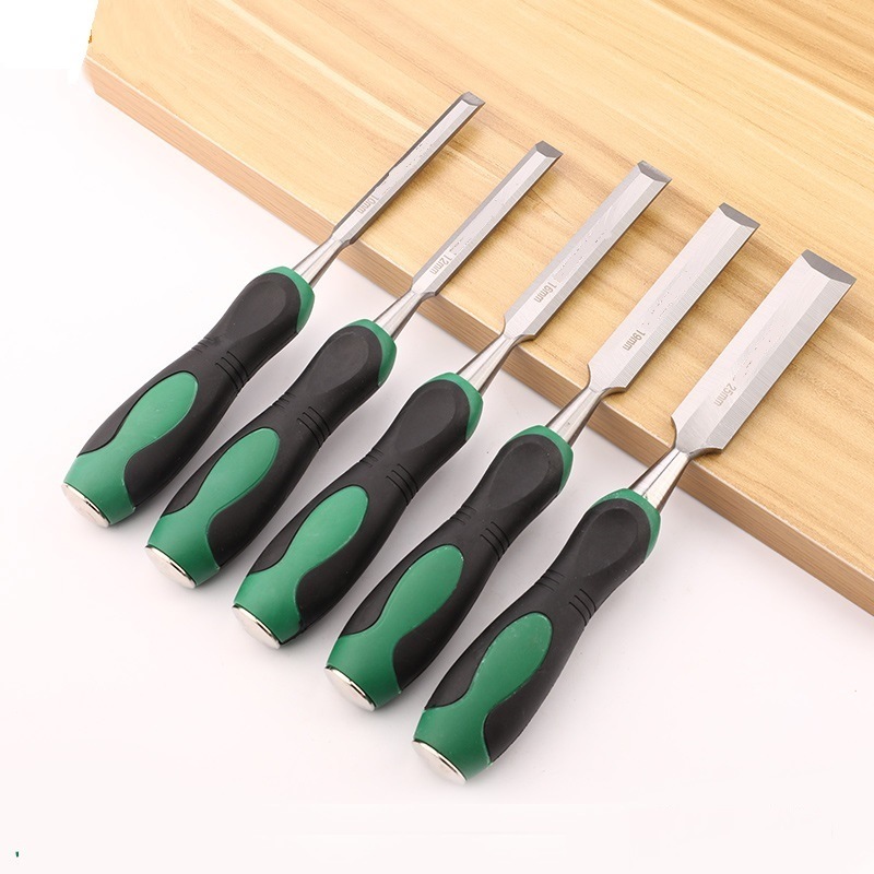 6PCS Professional Hand Tool Wood Spade Chisels Set Wood Flat Chisels Set (SED-FC-S6)