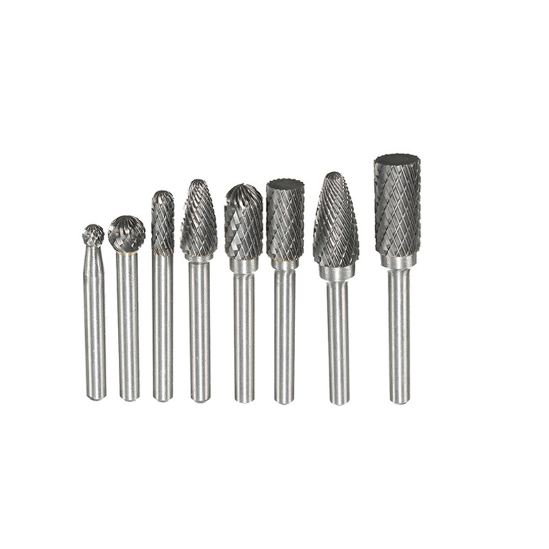 8PCS Power Tools Accessories Carbide Rotary Files Tungsten Carbide Burrs Set (SED-RBS8)