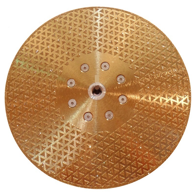 Electroplated Segmented Diamond Saw Blade with Protection Segment (SED-DSB-ES)