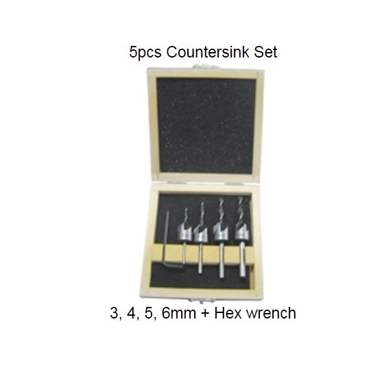 5PCS HSS Countersink Set (SED-CSS5)