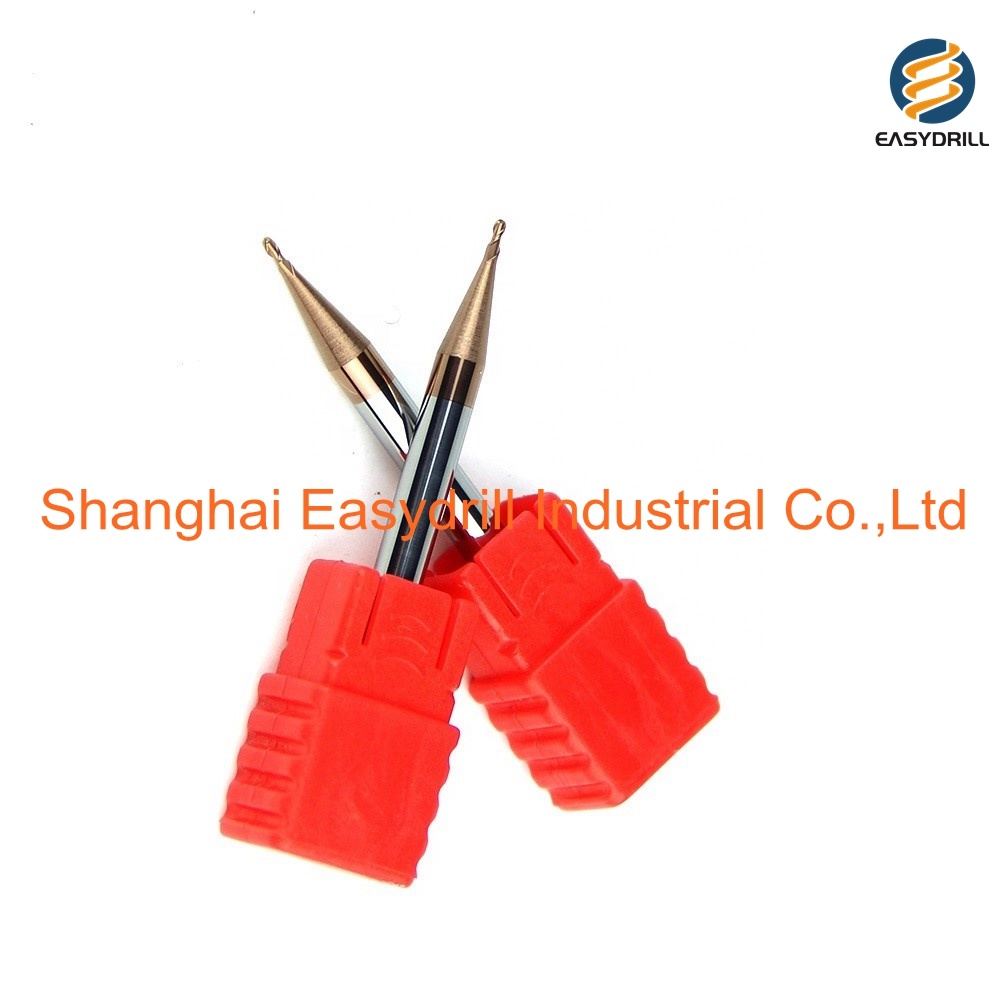 HRC55 Tungsten Carbide Milling Cutters 2 Flutes Solid Carbide End Mill for Stainless Steel