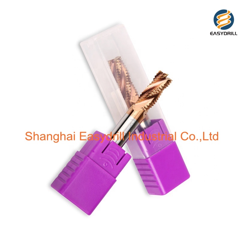 High Quality Tungsten Carbide Milling Cutter 4 Flutes Flat Roughing End Mill