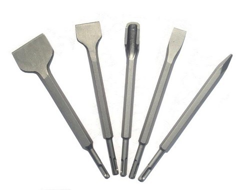 Hex Shank Flat Chisels with Slot (SED-FC-HS)