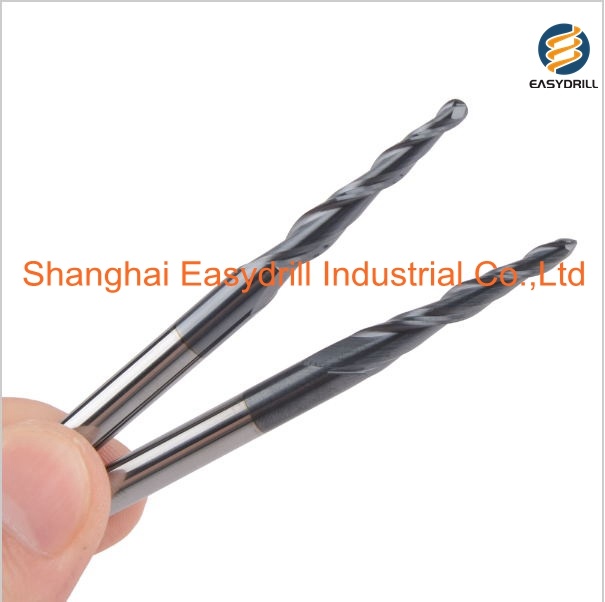 High Quality 2 Flutes Tungsten Carbide Ball Nose Tapered End Mill (SED-EM-BN2F)