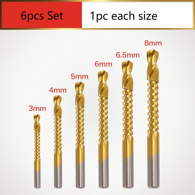 6PCS HSS Saw Drill Bits Set for Woodworking (SED-HSD6)