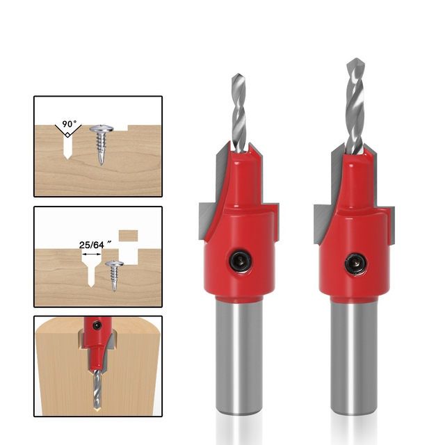 Carpentry Plane Type Countersink Drill Step Drill Bits Counterbore Drill Bits (SED-CB-CSP)