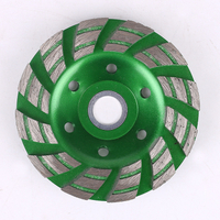 Turbo Wave Cup Wheels Diamond Cup Grinding Wheel for Masonry with Three-Stage Segments (SED-GW-TCTS)