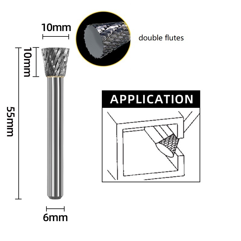 N Type Power Tools Accessories Rotary Files Tungsten Carbide Burr (SED-RB-N)