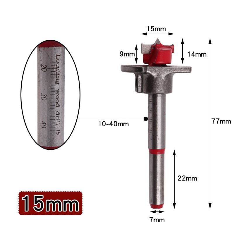 Adjustable Carbide Tip Wood Forstner Drill Bits (SED-FDA)