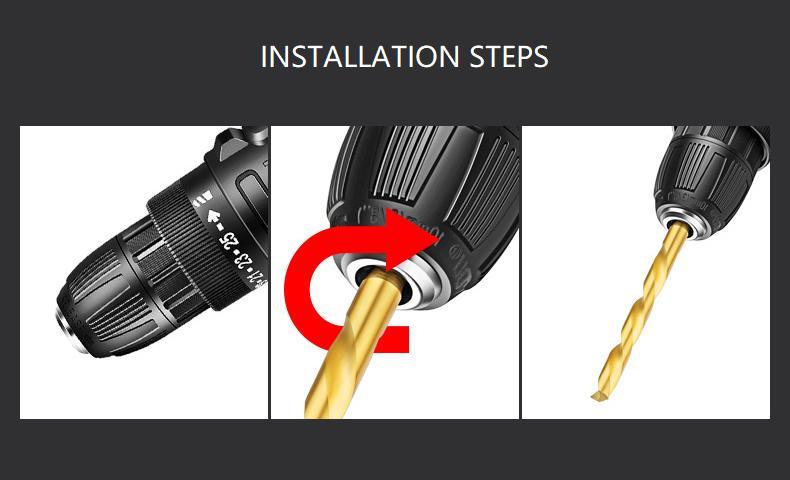 Power Tools Hand Rechargeable Lithium Electric Hand Drill