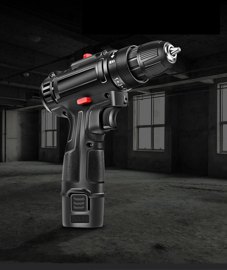 Power Tools Hand Rechargeable Lithium Electric Hand Drill