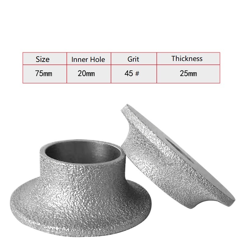 Vacuum Brazed French Type Engraving Grinding Wheel Diamond Profile Wheels (SED-PW-VFR)