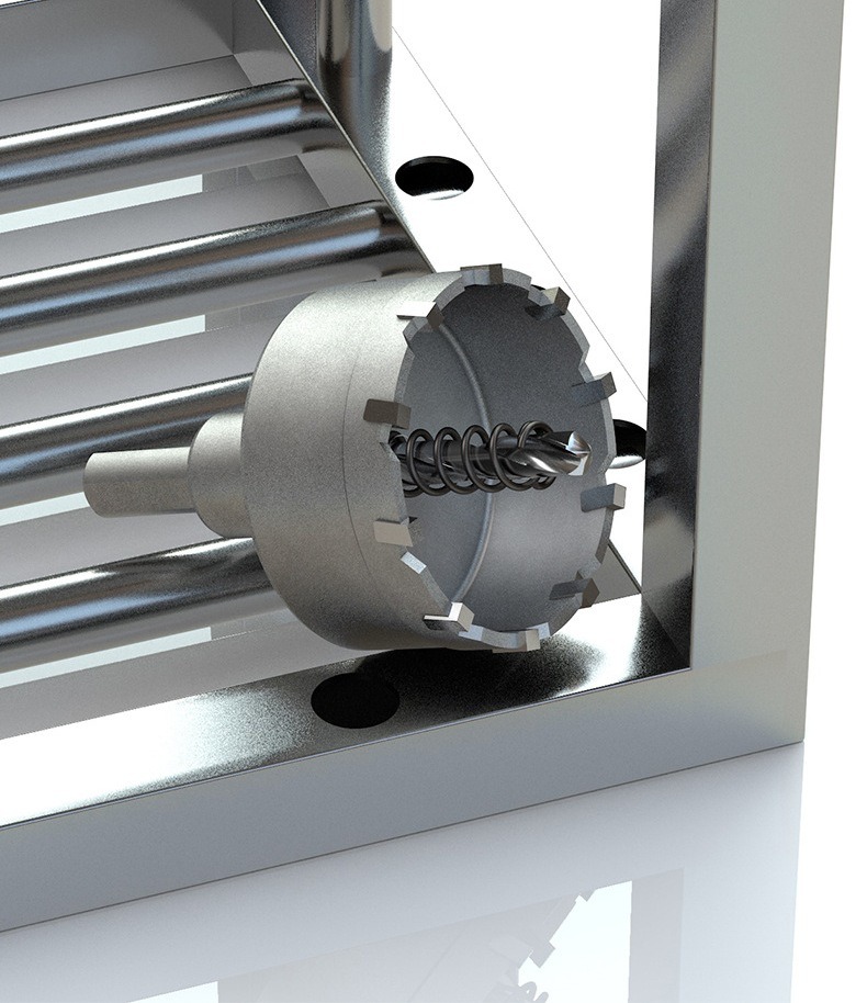 100mm Big Size Hole Cutter Tungsten Carbide Hole Saw for Metal Cutting (SED-THS100)