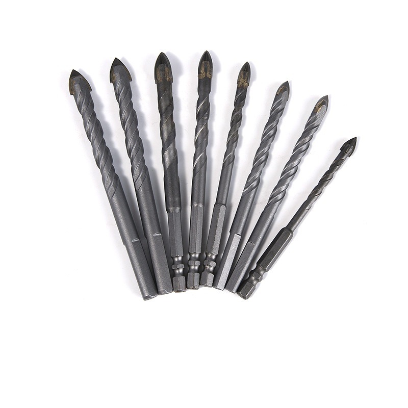 Triangle Shank Multifunction Drill Bits with Straight Tip for Drilling Stone, Glass, Wood, Plastic, Brick and Tiles (SED-MTD-ST)