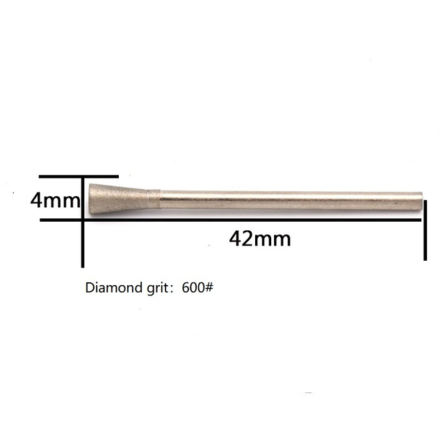 Horn Type Electroplated Diamond Mounted Points Diamond Burr with Silver Coating (SED-MPH)