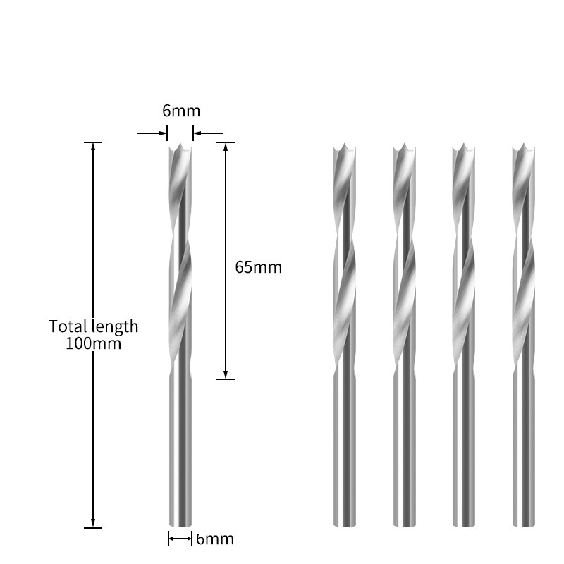 5PCS Drills Set HSS Brad Point Twist Drill Bits for Woodworking (SED-BP-S5)