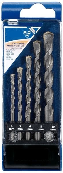 5PCS Carbide Tip Drills Set Masonry Twist Drill Bits Set (SED-MDS5)