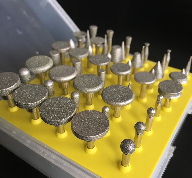 50PS vacuum Brazed Diamond Burrs Set in Box (SED-VBS50)