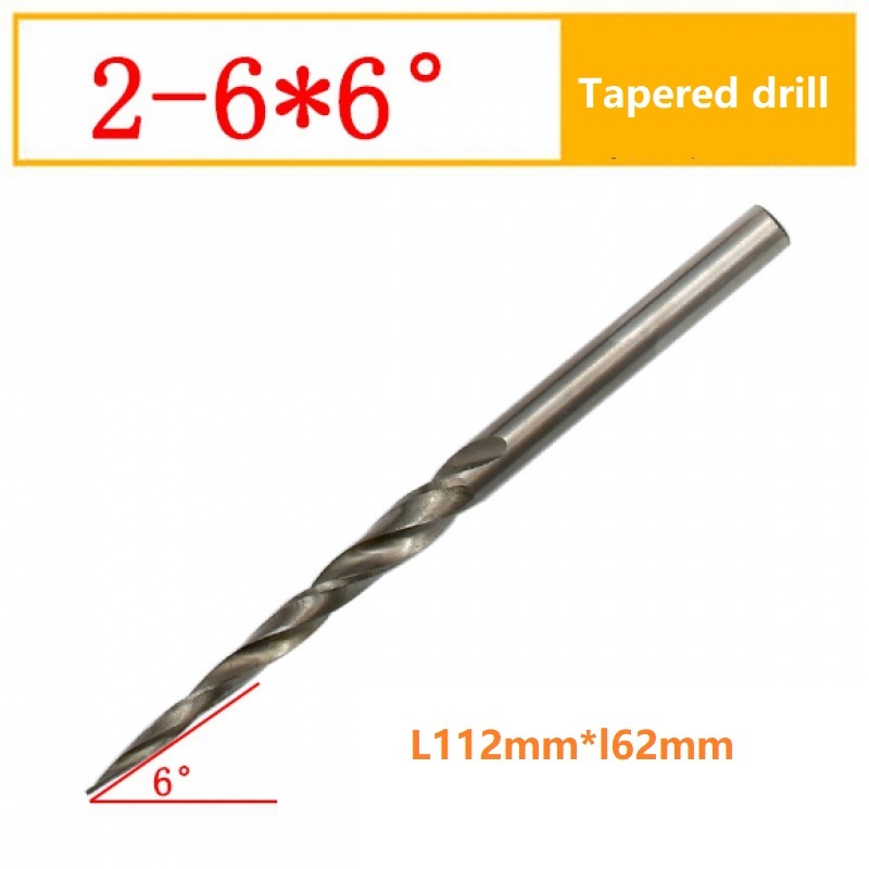 Customized HSS Taper Drills Tin-Coated Straight Shank Drill Tappered HSS Twist Drill Bit (SED-TDB)