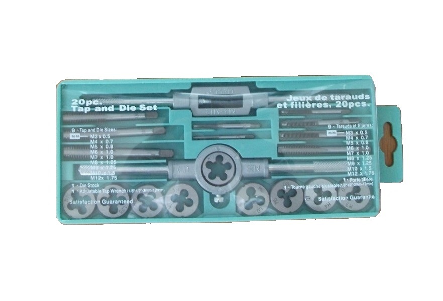 20PCS HSS Taps&Dies Set (SED-TDS20)