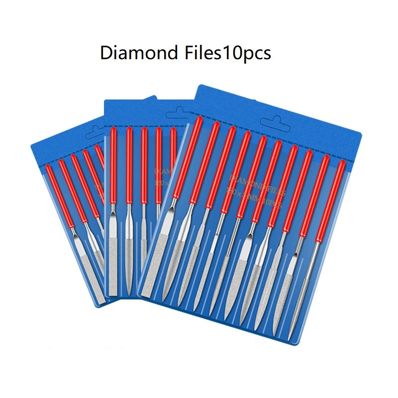 10PCS Professionial Diamond Needle Files Set (SED-NFS10)
