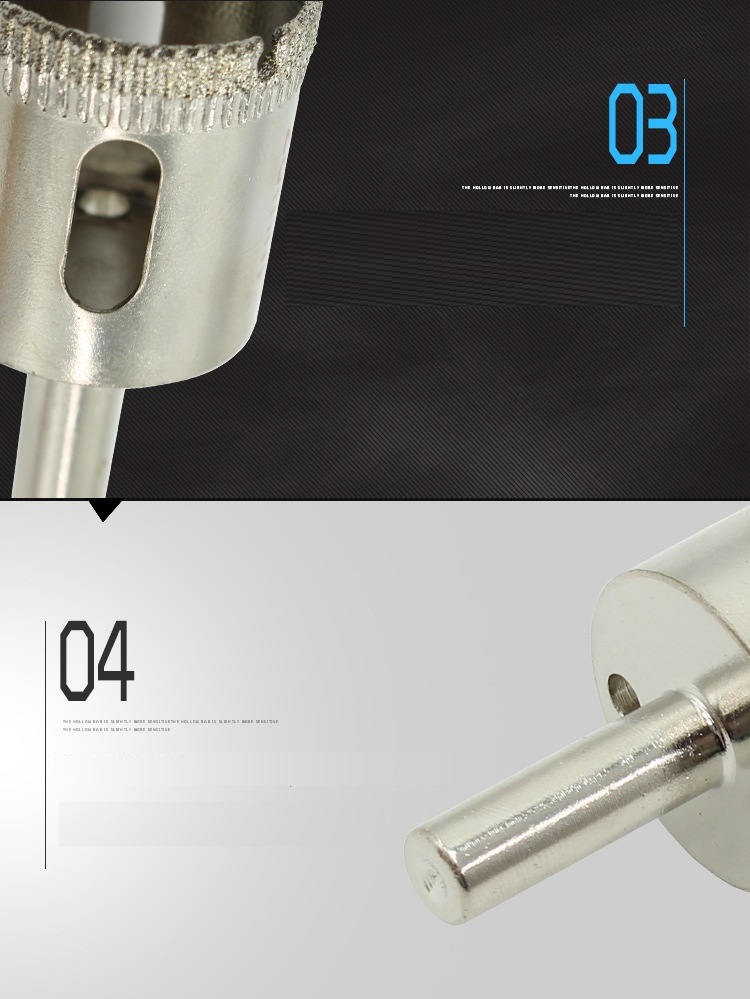 Electroplated Diamond Hole Saw for Glass (SED-EGDB)