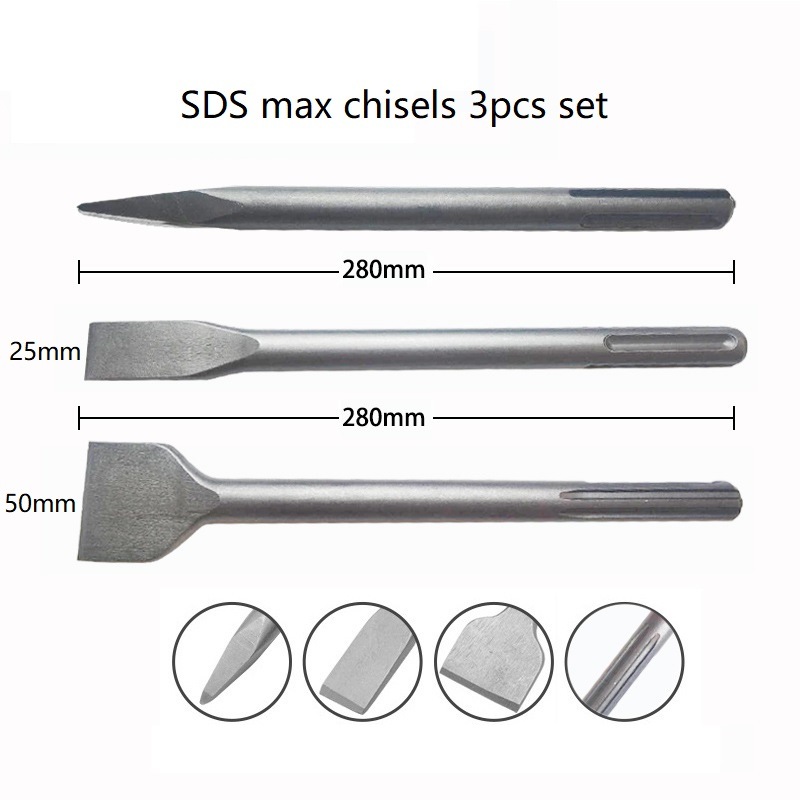 40cr SDS Max Shank Point Chisels Spade Chisels (SED-PC-SM)