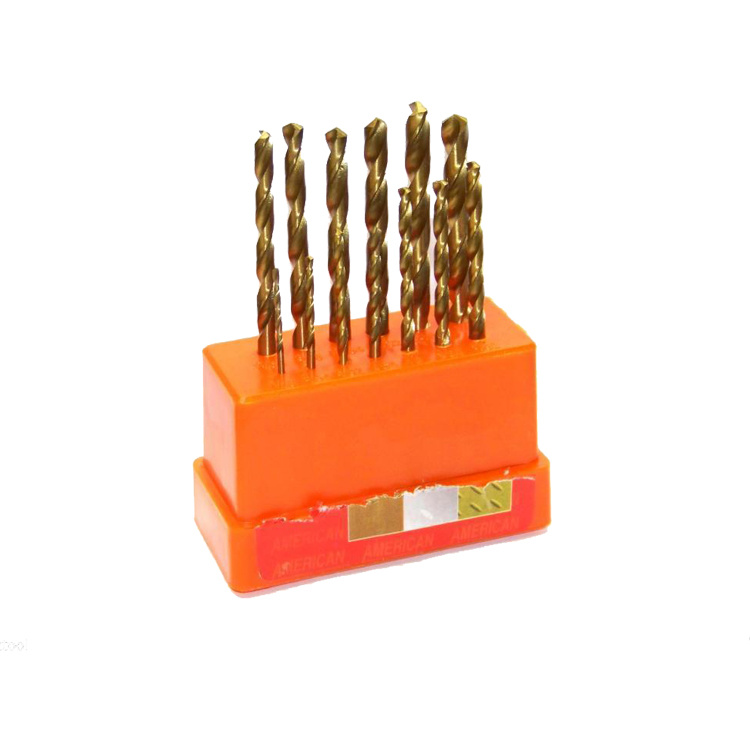 13PCS HSS Drills Rainbow Color HSS Twist Drill Bits Set in Plastic Box (SED-DBS13-5)