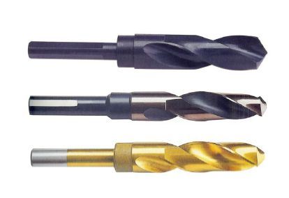 HSS Drills Silver&Deming Triangle Reduced Shank Twist Drill Bit for Metal, Stainless Steel, Aluminium, PVC, Iron (SED-HTR2)