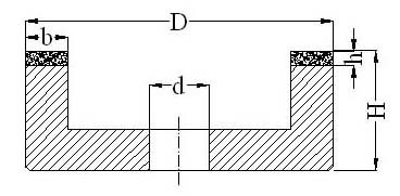 Professional Diamond Resin Bond Grinding Cup Wheel (SED-GW-C)