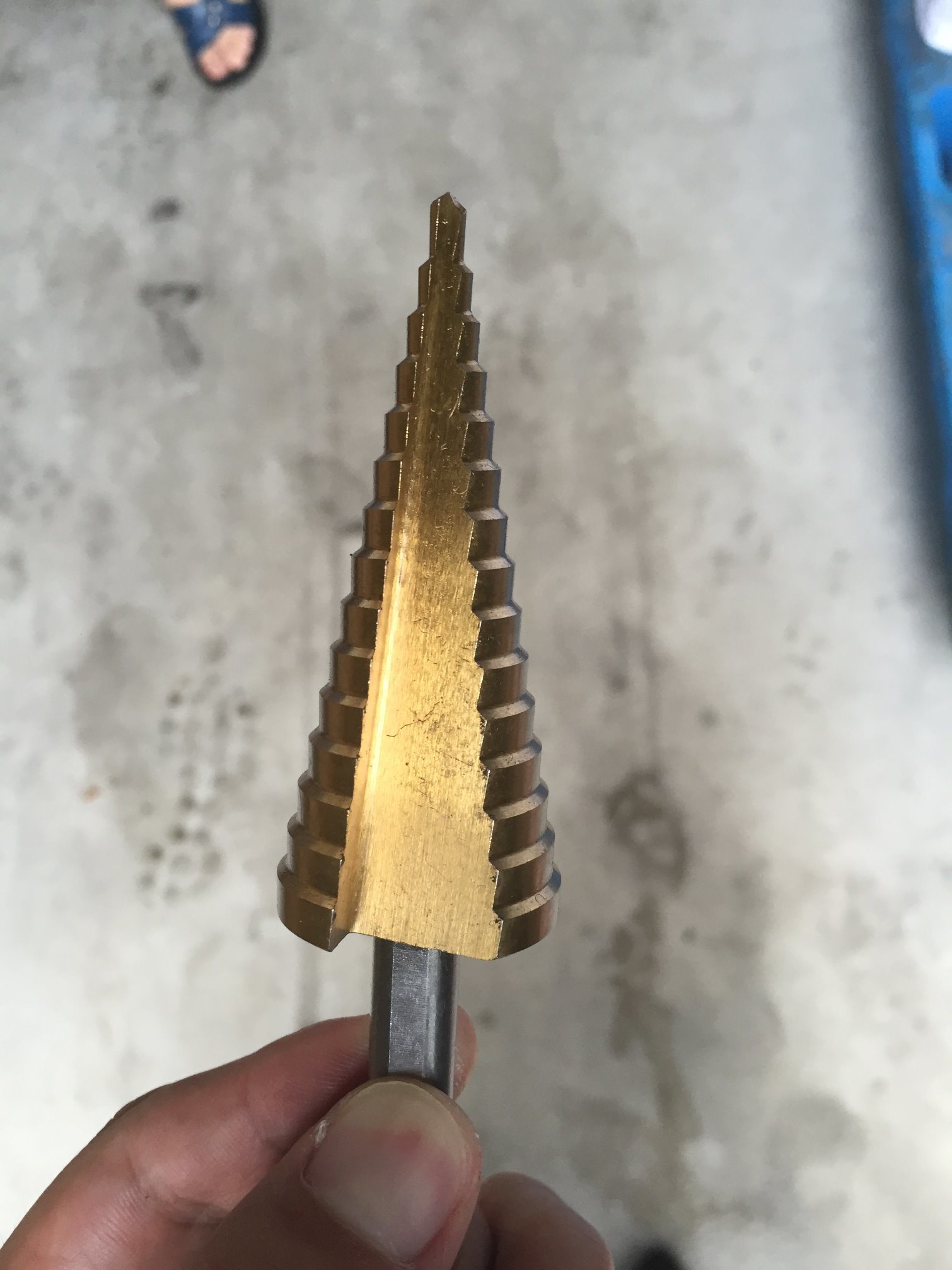 Tin-Coated HSS Step Drill Bits with Flat Surface (SED-SDFT)