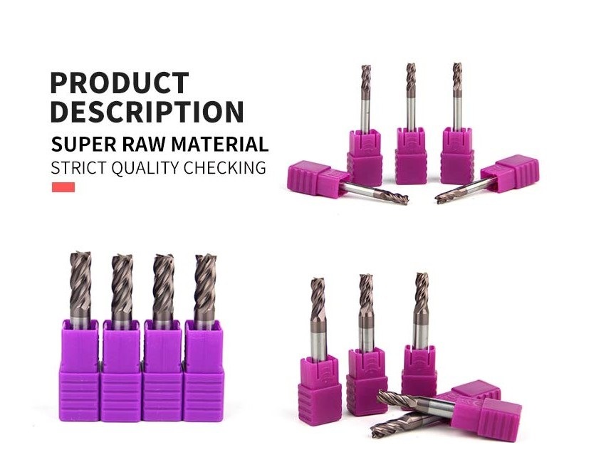 Tungsten Carbide 4 Flutes 16mm CNC Router Bit End Mill for Stainless Steel etc (SED-EM-4F)