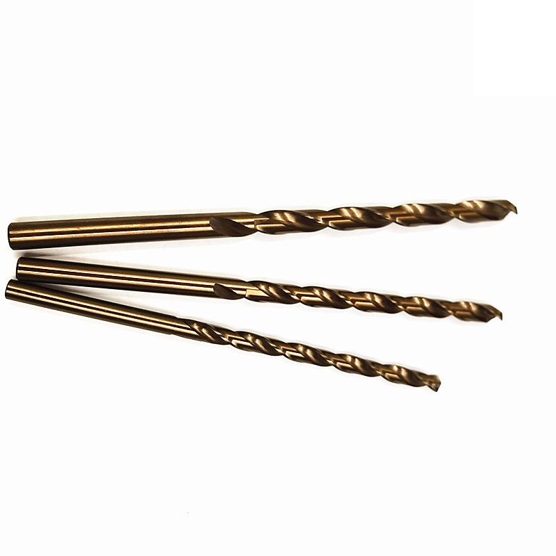 DIN340 Straight Shank Amber coating HSS Twist Drill bit for Stainless Steel Metal Aluminium PVC Iron