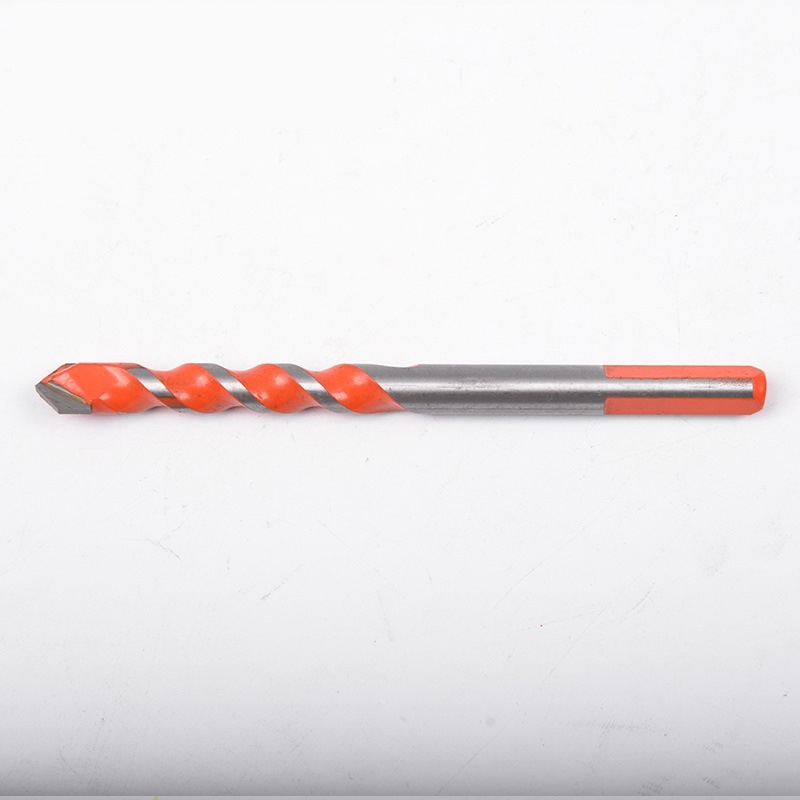 5PCS Drills Set Carbide Tip Multifunction Drill Bits Set with Red Flute Coating for Drilling Stone, Concrete, Wood, Plastic, Brick and Tiles (SED-MTD-S5R)