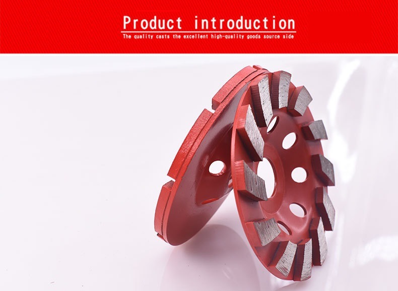 Turbo Wave Cup Wheels Diamond Cup Grinding Wheel for Masonry with Thick Segment (SED-GW-TCT)