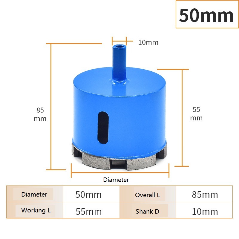 High Quality Sintered Diamond Hole Saw for Stone, Ceramics, Glass etc (SED-DHS-SB)