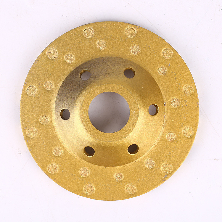 Turbo Wave Cup Wheels Diamond Cup Grinding Wheel for Masonry with Double Long Segments (SED-GW-TCL)