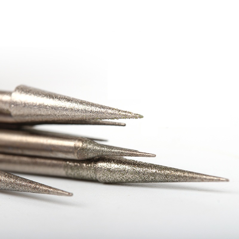 Pointed Needle Type Electroplated Diamond Mounted Points Diamond Burrs (SED-MPE-PN)