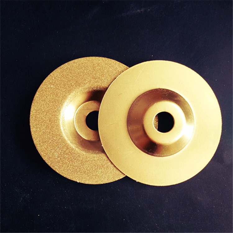 Vacuum Brazed Diamond Cup Grinding Wheel with Continous Rim (SED-GW-VBC)