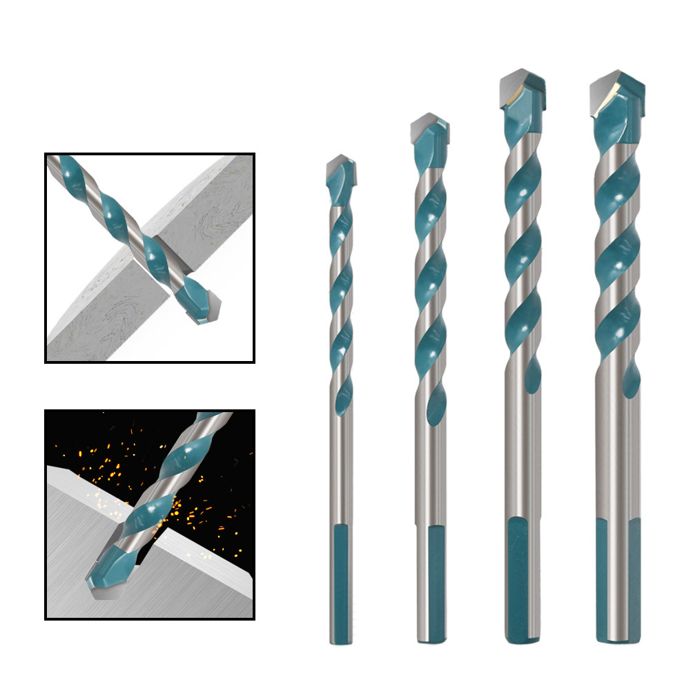 Carbide Tip Multifunction Drill Bits with Green Flute Coating for Drilling Stone, Steel, Glass, Concrete, Wood, Plastic, Brick and Tiles (SED-MTD-GRF)